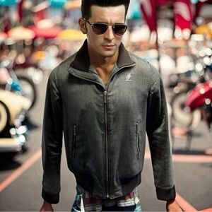 J Lindeberg vintage jacket in bomber jacket style - only lightly worn